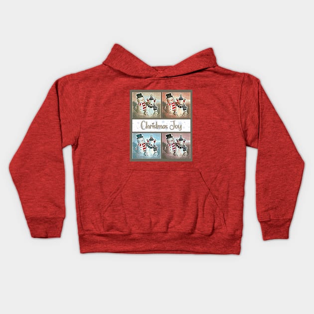 Christmas Joy Kids Hoodie by MaryLinH